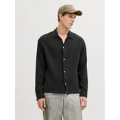 Jack & Jones Srajca Nantucket 12291804 Črna Relaxed Fit