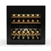 Klarstein Rhone 36 Duo hladilnik za vino | 36 steklenic | LED nadzor | potisni za odpiranje | tih