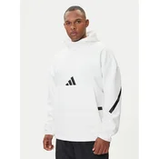 adidas Majica dugih rukava Z.N.E. JF2454 Bijela Loose Fit