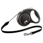 Flexi Black Design povodac M do 20kg, 5m užeće - crno