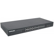 Intellinet Switch 24-Port Gigabit Ethernet 2x 1Gb uplink