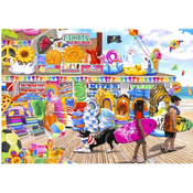 BlueBird - Puzzle Trgovina na plaži - 1 000 kosov