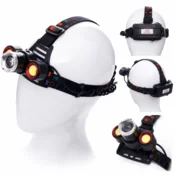 Naglavna LED akumulatorska svetilka Cree T6