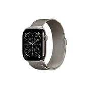 APPLE Watch S11 Cellular 42mm Natural Titanium Case with Natural Milanese Loop (mf8p4rk/a)