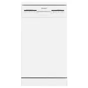 Izvrstni pomivalni stroj Exquisit barve, GSP9109-030E, srebrne stojeci, širine 45 cm.