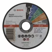 Bosch rezna ploca ravna 125 x 22,23 x 1,0 mm Rapido Multi Construction 2608602385