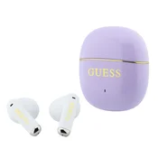 GUESS Bluetooth slusalice TWS Glossy Gold Line Classic ljubiste (GUTWSG3HGECU)