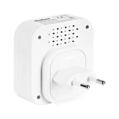 Rebel Zvonec brezžični 220V, 36 melodij, 2xUSB (2A), 150m, IP55, 25-85dB, bele barve