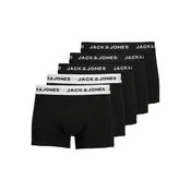 JACK & JONES Boksarice Solid črna / bela