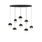 DORIN LED VISILICA CRNA/STAKLO 48W IP20 2700K TRIAK PRIGUŠLJIVA NL9214181