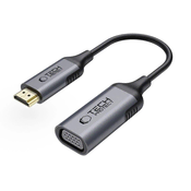 slomart Adapter Tech-Protect UltraBoost HDMI/VGA FULL HD 60 Hz - črn