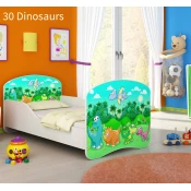 Dječji krevet ACMA s motivom 180x80 cm 30-dinosaurs