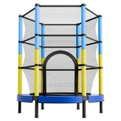 VEVOR Trampolin 142 cm z zaščitno mrežo, nosilnost 60 kg