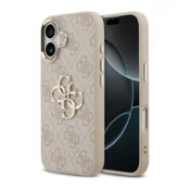 Maska Guess 4G Big Classic Logo za iPhone 17 roze zlatna