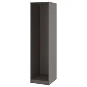 PAX Okvir garderobne omare, temno siva, 50x58x201 cm