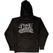 Ozzy Osbourne Kapuco Vintage Logo Unisex Black L