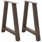 Noge za blagovaonski stol A-oblika 2 kom 70 x (72-73) cm Celik