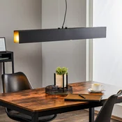 EMIBIG LIGHTING Visoka svetilka Gentor 4, dolžina 96 cm, črna - Dnevna soba/jedilnica - Sodobni - Kovina