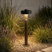 Lucande LED-ulična svetilka Nirella, 60 cm, črna, CCT, senzor - Sodobni - črna, bela - Kovina
