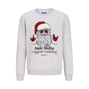 Jack & Jones Junior Majica JJXMAS FUN ognjeno rdeča/črna/bela/pegasto bela