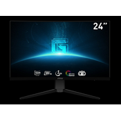 MSI Gaming monitorG2422C, 23,6 zakrivljeni /1920 x 1080 FHD/LED VA, 180Hz/1ms/3000:1/250cd / m2 / 2xHDMI/DP