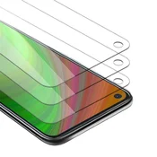 Cadorabo CADORABO Oppo A72 - Zaščitna folija v visoka prosojnost - 3-pack Kaljeno zaščitno steklo za zaslone s trdoto 9H in združljivostjo s 3D dotikom, (20548717)