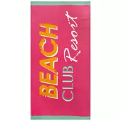 PEŠKIR ZA PLAŽU 75/150 cm , ružicasta