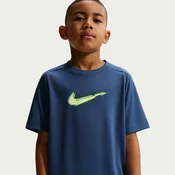 Nike B NK DF MULTI SS TOP BOLD GX, djecija majica za fitnes, plava IF2438
