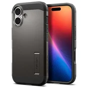 Spigen SPIGEN TOUGH ARMOR MAGSAFE ZA IPHONE 17 GUNMETAL Z ZAŠČITO ZA KAMERO IN ZASLON