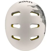 Čelada UVEX Kid 4 Style MIPS, umazano toplo siva
