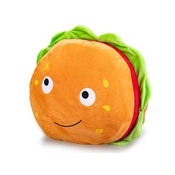 Vzemi me domov hamburger plyšový 40cm s obrazom