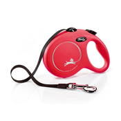 Flexi povodec New Classic L trak 8 m rdeč - Pasji povodci - Rdeča