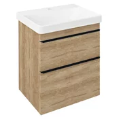 SITIA 2 predala Vanity Unit 56,4x70x44,2cm, hrast Alabama - Rjava - 56,4x70x44,1 cm - Sapho - SITIA - 24 - MDF/laminat - 564 - 700 - 441 - 14