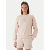 Calvin Klein Jeans Majica  siva / breskev / bela