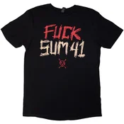 Sum 41 Tour 24 Fuck Sum 41 (Back Print & Ex-Tour) Black L Majica