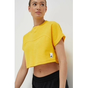 Pamucna majica adidas boja: žuta