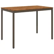 vidaXL Vrtni Bar Miza Naravna in kava 147 x 88,5 x 105 cm