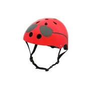 Hornit Otroška čelada HRN Aviators M, črno-rdeča, LED lučka, 53-58 cm
