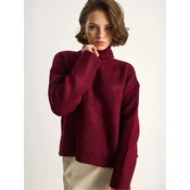 Bianco Lucci Pulover Pullover burgund