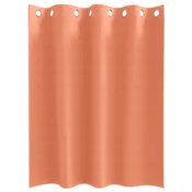 Zavese za zatemnitev z obroči 2 kos Terakota 140 x 140 cm
