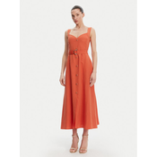 Liu Jo Poletna obleka WA5312 T4818 Oranžna Regular Fit