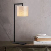 Opviq Stona lampa E27 Socket, Krem-Crna