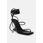 Rick Owens Lilies sandali s polno peto iz usnja Cantilever 8