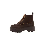 TIMBERLAND Gležnarji z vezalkami Stone Street temno rjava