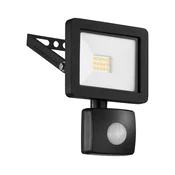 Eglo 64878 - LED reflektor sa senzorom FILETTI LED/10W/230V 4000K IP44 crna