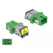 Delock SC opticki vlakanski konektor s bravom za zaštitu od lasera / poklopcem Simplex matica - SC Simplex