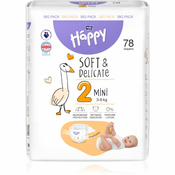 BELLA Baby Happy Soft&Delicate Size 2 Mini jednokratne pelene 3-6 kg 78 kom