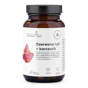 Aura Herbals - Rdeči riž + Artičoka, 60 kapsul