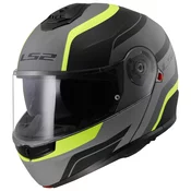 Kaciga na preklop LS2 FF908 Strobe II Monza crno-fluo žuta
