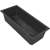 slomart Vstavki za umivalnik PYA, črna, 400x170x110 mm, 1 kos